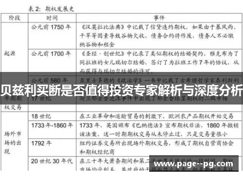 贝兹利买断是否值得投资专家解析与深度分析